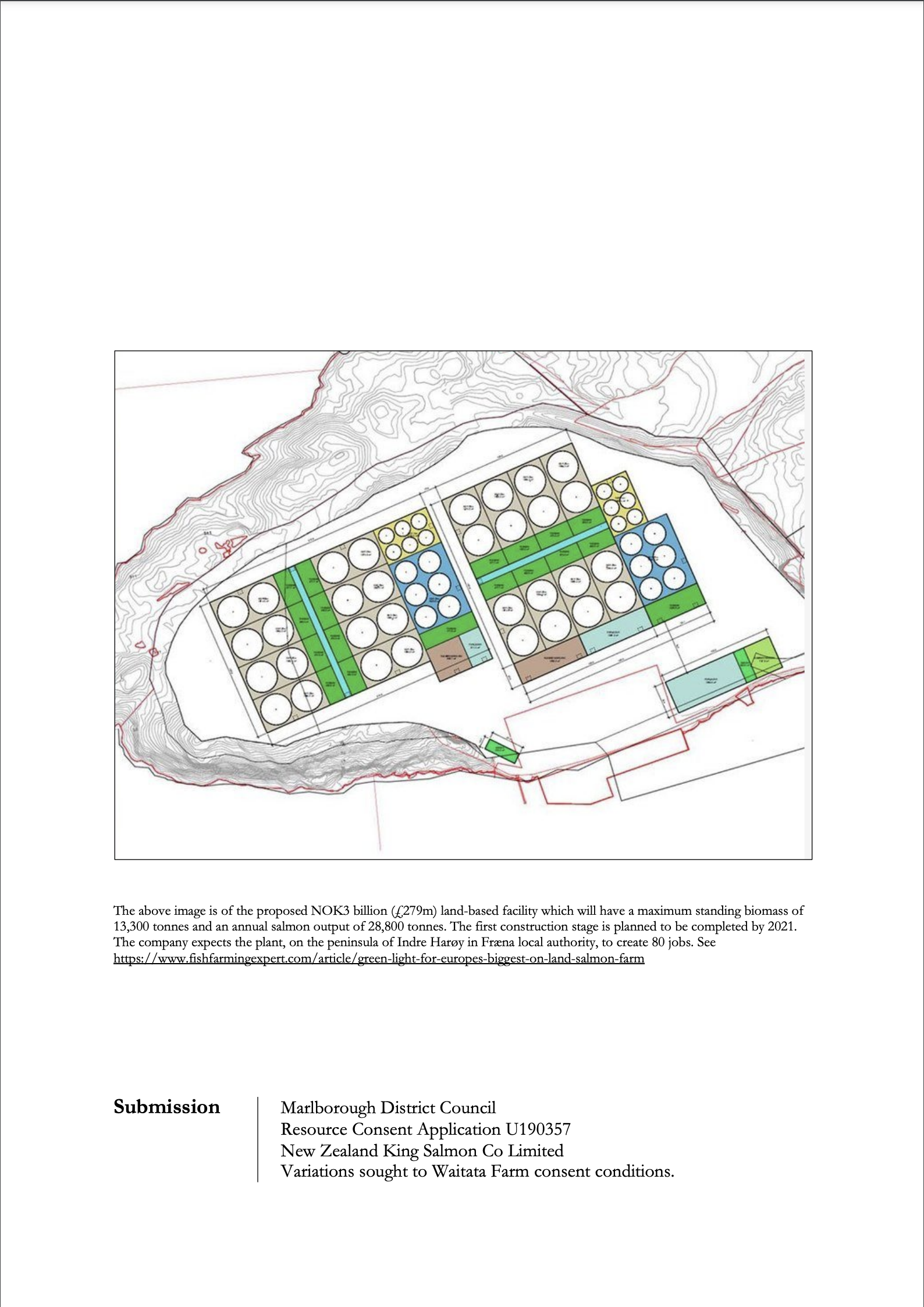 Submission 2019/04 – Resource Consent Application U190357